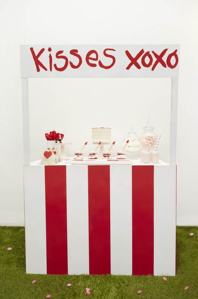 Valentine's kissing booth