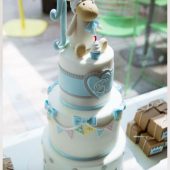 Baby boy birthday cake