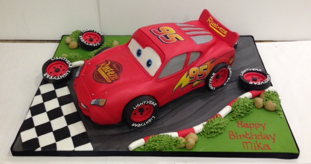 Cars birthday cake, Disney cars birthday, Disney cars cake