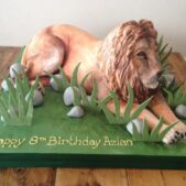 3D Lion cake