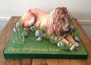 Lion birthday cake