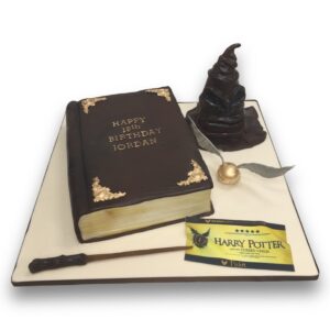 Harry Potter book cake