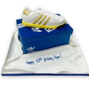 Adidas Trainers Shoe themed 40th birthday cake