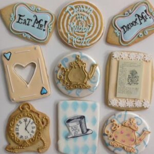 Alice in Wonderland cookies