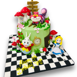 Alice in wonderland cake