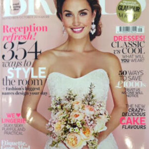 Cakes by Robin in Brides magazine Sept Oct 2014