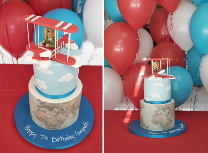 Cakes by Robin - Boggio Studios Gwyneth 7th Birthday Cake Image Side by Side