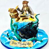 Captain Jack Sparrow birthday cake