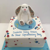 Christening Rabbit Cake