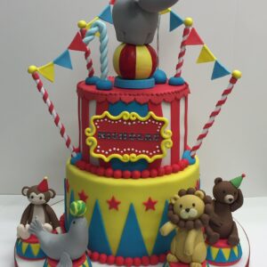 Circus 2 tier blue