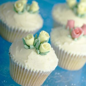 sugar rose cupcakes