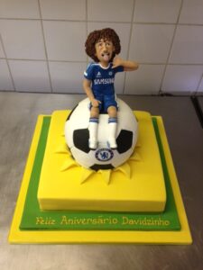 David Luiz Chelsea birthday cake