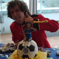 David Luiz birthday cake