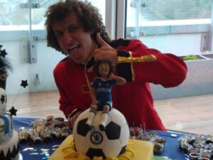 David Luiz birthday cake