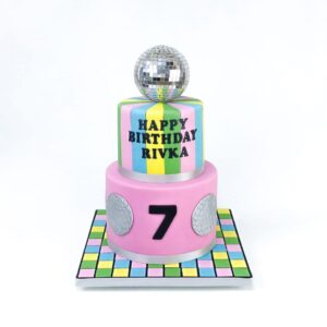 Disco ball cake