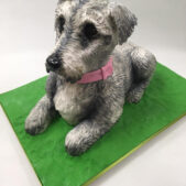 Dog themed cake