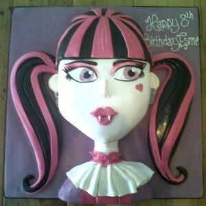 Draculaura birthday cake
