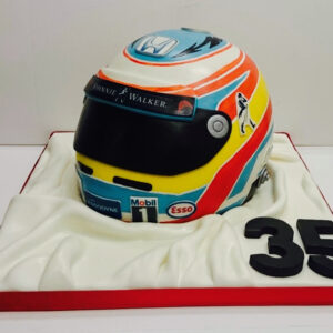 Fernando Alonso birthday cake