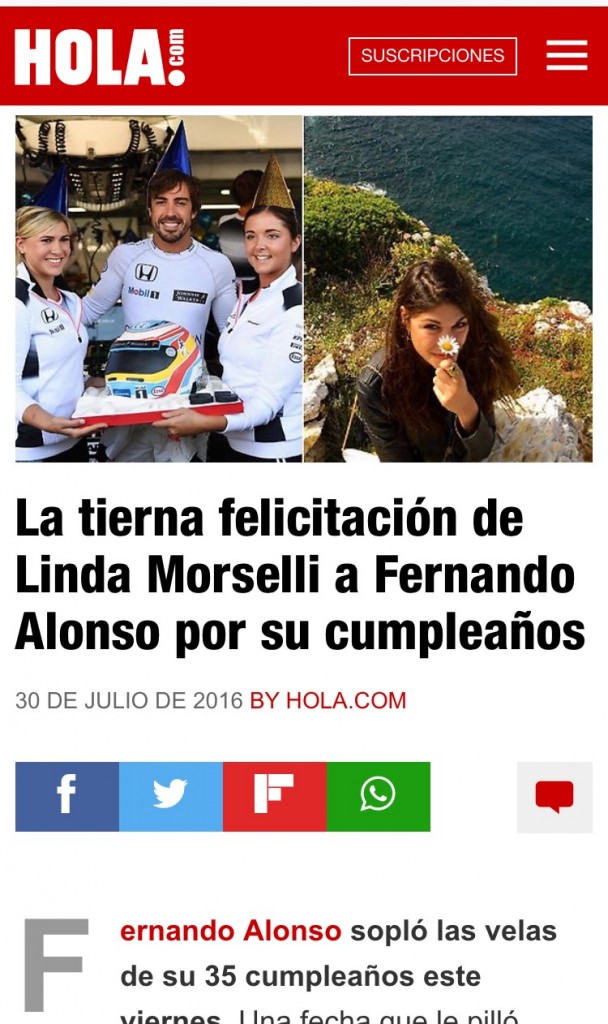 Fernando Alonso birthday cake