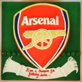 Arsenal shield cake