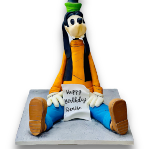 Disney Goofy themed birthday cake