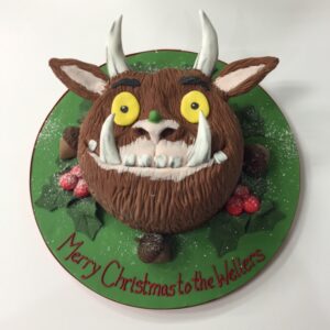 Gruffalo head cake