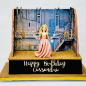 Hamilton Musical custom birthday cake image
