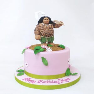 Happy Birthday Moana Cake