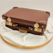 Suitcase birthday cake