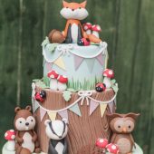 Woodland Party Cake