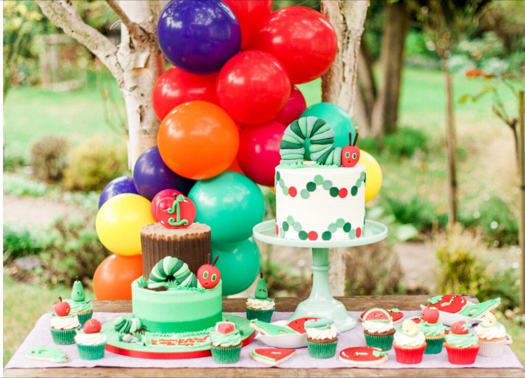 The Very Hungry Caterpillar table