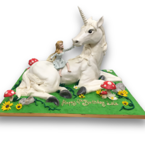 3D Unicorn cake