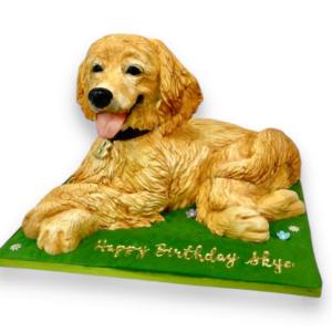 3D dog cake