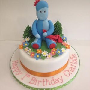 Iggle Piggle with flowers