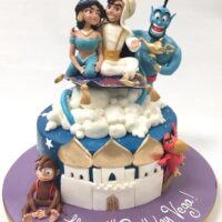 Jasmine and Aladdin cake