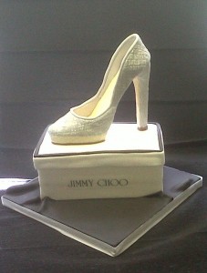 Custom Cakes by Manisha - Jimmy Choo and Burberry shoes, Louis