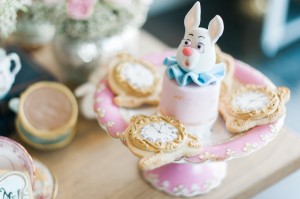 Pretty crockery used to style up the table