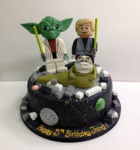 Lego Starwars birthday cake