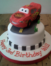 Lightening McQueen sugar model