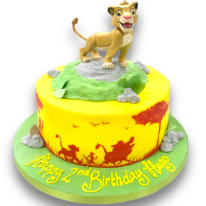 Lion King simba cake