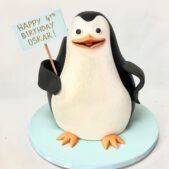 Madagascar Penguin Birthday Cake