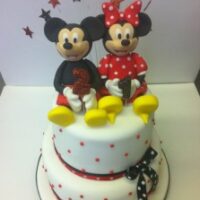 Mickey and Minnie Mouse Cake