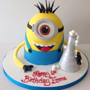 3D Minion birthday cake Despicable Me birthday cake