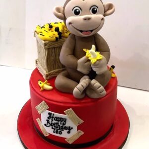 Monkey Birthday Cake