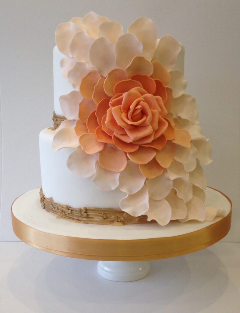 Orange Flower cake