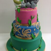 Novelty PR tips wedding cake