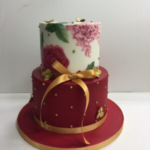 Painted cake