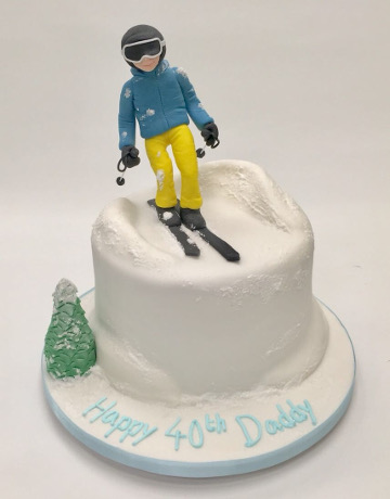 Pastime Cakes 7 - Happy Birthday Skiing