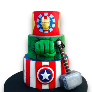 Super Heroes Cake