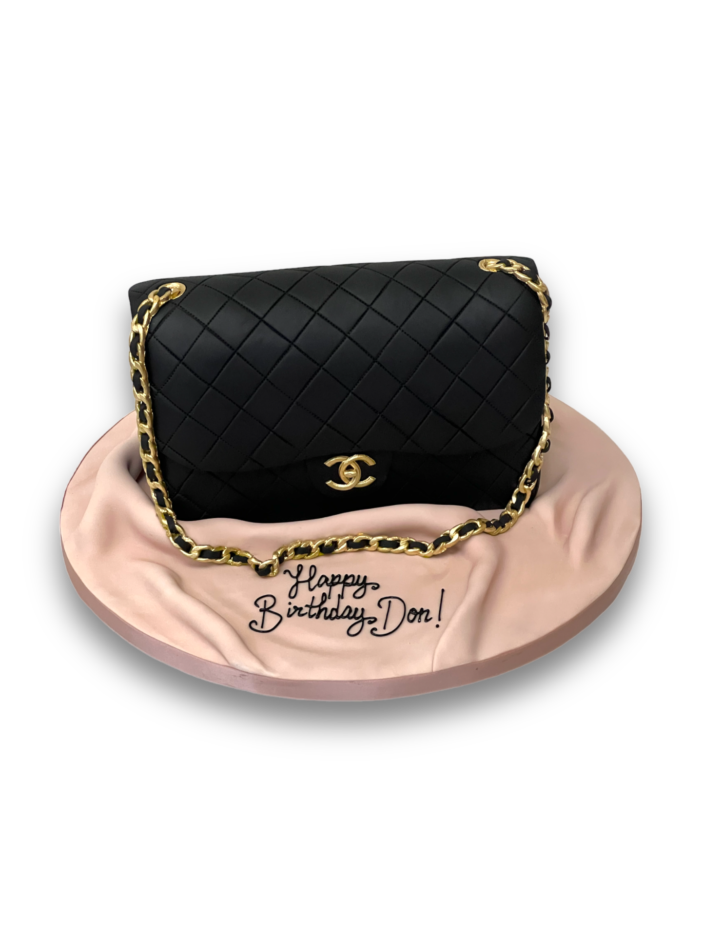 Handbag Cake With Edible Fondant Shoes And Fondant Makeup